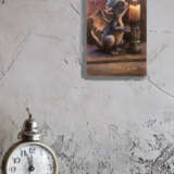 Символ 2024 Малыш Дракон Льняной холст на подрамнике Oil Impressionism Mythological painting Kyrgyzstan 2023 - photo 8
