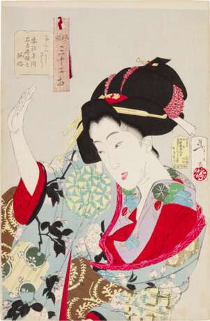 Tsukioka Yoshitoshi (1839-1892) | The complete set of Thirty-two Aspects of Customs & Manners (Fuzoku sanjuniso) | Meiji period, late 19th century - Foto 8