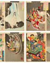 Tsukioka Yoshitoshi (1839-1892) | The complete set of New Forms of Thirty-six Ghosts (Shinkei sanjurokkaisen) | Meiji period, early 20th century