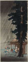 Takahashi Shotei (Hiroaki, 1871-1945) | Three woodblock prints | Taisho period, early 20th century