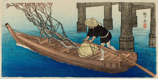 Takahashi Shotei (Hiroaki, 1871-1945) | Four woodblock prints | Taisho period, early 20th century - photo 5