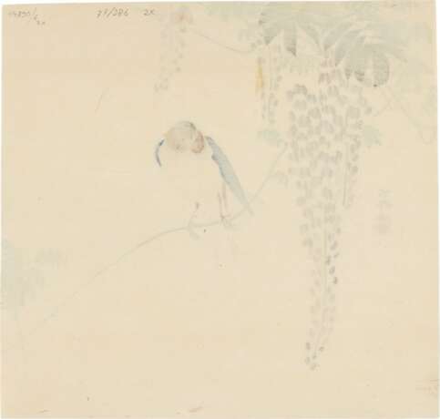 Ohara Koson (1877-1945) | Barn swallow and wisteria; together with a painting of the same subject | Showa period, 20th century - фото 4
