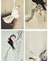 Ohara Koson (1877-1945) | Nine woodblock prints | Taisho period, early 20th century