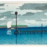 Kawase Hasui (1883-1957) | The Bay off Shinagawa (Shinagawa oki) | Taisho period, early 20th century - фото 1