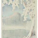 Kawase Hasui (1883-1957) | Clearing After Snowfall on Mount Fuji, Tagonoura Beach (Fuji no yukibare, Tagonoura) | Showa period, 20th century - Foto 2