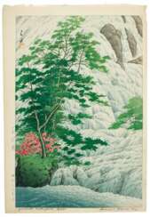 Kawase Hasui (1883-1957) | Yudaki Waterfall in Nikko (Nikko Yudaki) | Showa period, 20th century