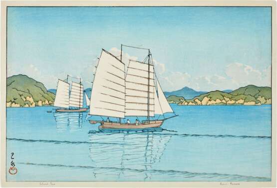 Kawase Hasui (1883-1957) | Inland Sea | Showa period, 20th century - Foto 1