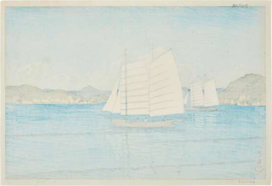 Kawase Hasui (1883-1957) | Inland Sea | Showa period, 20th century - фото 2