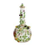 Vase carafe en porcelaine avec couvercle de style neo-baroque. Dresde. Le tournant des XIXe-XXe si&egrave;cles. Porcelain Hand Painted Gilding Neo-baroque 33 - photo 4
