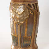 Große Jugendstil-Vase mit Eosinglasur, - Foto 2