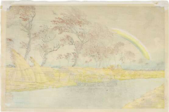 Kawase Hasui (1883-1957) | Three woodblock prints | Taisho – Showa period, 20th century - Foto 3