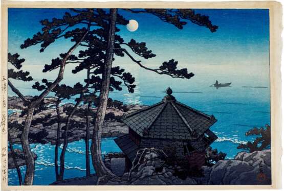 Kawase Hasui (1883-1957) | Three woodblock prints | Taisho – Showa period, 20th century - Foto 4