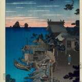 Tsuchiya Koitsu (1870-1949) | Six woodblock prints depicting shrines, temples and townscapes | Showa period, 20th century - Foto 12