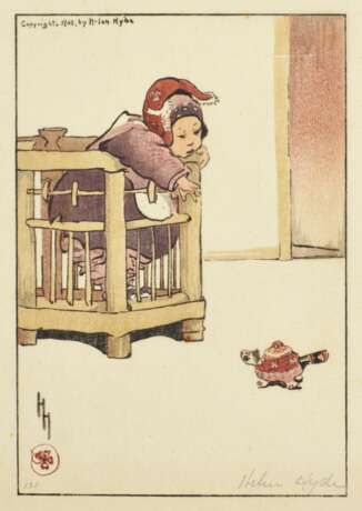 Helen Hyde (1868-1919) | Ten woodblock prints and six watercolours | Meiji period, late 19th - early 20th century - photo 9