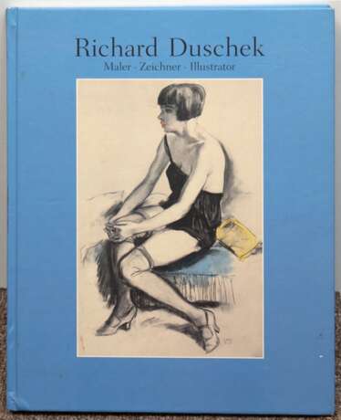 Duschek, Richard (1884 Neugarten-1959 Besigheim) "Kopfweiden", Öl/ Hartfaser, sign. u.l., 40x62 cm, Rahmen, dazu Katalogbuch anlässlich der Retrospektive zum 50. Todestag des Künstlers - Foto 2