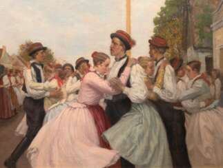 Tschelan, Hans (1873 Wien-1964 ebenda) &quot;Bauernhochzeit&quot;,