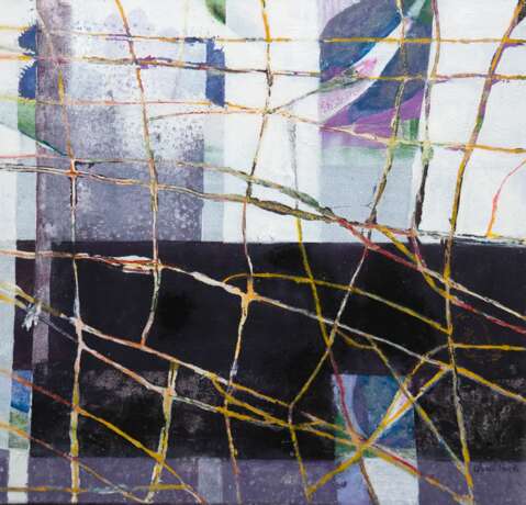 Porath, Chris "Abstrakt", Öl/ Lw., rückseitig sign. und dat. 2011, 51x50 cm, ungerahmt - Foto 1