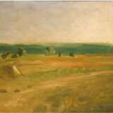 Paulsen, Julius (1860 Odense-1940 Kopenhagen, Dänemark) "Weite Landschaft", Öl/Lw., monogr. u.r., 45x64 cm, Rahmen - Foto 1
