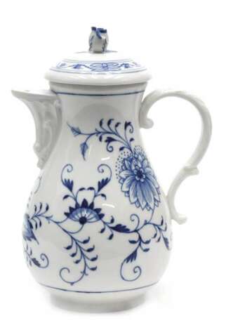 Meissen-Kaffeekanne, Zwiebelmuster, 2. Wahl, H. 23 cm - Foto 1