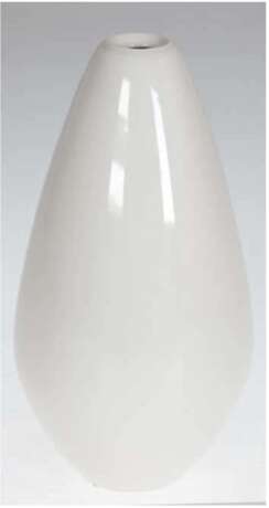 Vase, KPM Berlin, Entwurf Hubert Griemert, weiß, Kolbenform, H. 18,5 cm - photo 1