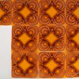 10 Wandfliesen, Keramik, Dekor Safari, orange/braun, 15x15 cm - photo 1