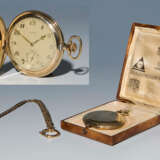 Schweizer Savonnette mit Uhrkette, Orig - photo 1