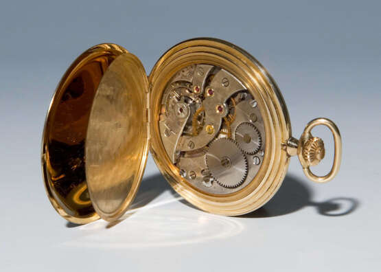Schweizer Savonnette mit Uhrkette, Orig - photo 5