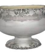 Punch bowl. A CANADIAN SILVER LARGE PUNCH BOWL