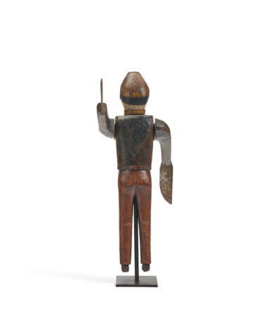 A CARVED AND PAINT-DECORATED UNION CIVIL WAR SOLDIER WHIRLIGIG - фото 6