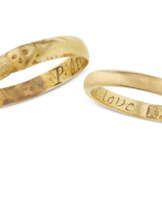 TWO AMERICAN GOLD RINGS