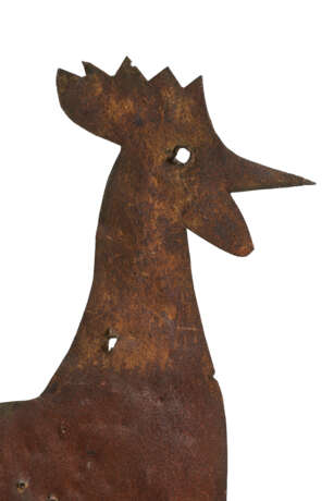 A CUT TIN ROOSTER WEATHERVANE - photo 2
