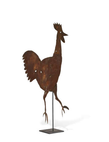 A CUT TIN ROOSTER WEATHERVANE - photo 3