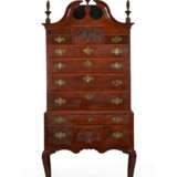 THE KITTREDGE FAMILY CHIPPENDALE WALNUT HIGH CHEST-OF-DRAWERS - photo 1