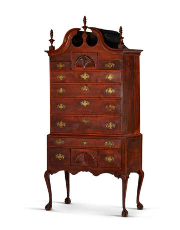 THE KITTREDGE FAMILY CHIPPENDALE WALNUT HIGH CHEST-OF-DRAWERS - фото 2