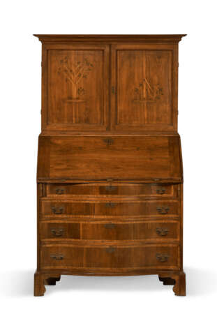 A FEDERAL INLAID CHERRYWOOD AND CHERRYWOOD VENEERED DESK-AND-BOOKCASE - photo 2