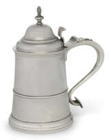 AN AMERICAN SILVER TANKARD