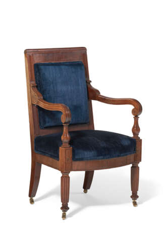 THE PRESIDENT JAMES MONROE CLASSICAL CARVED MAHOGANY ARMCHAIR - photo 1