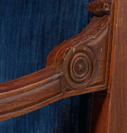 THE PRESIDENT JAMES MONROE CLASSICAL CARVED MAHOGANY ARMCHAIR - photo 7