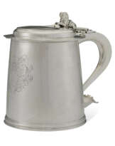 AN AMERICAN SILVER TANKARD