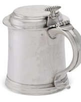 AN AMERICAN SILVER TANKARD