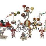 A GROUP OF AMERICAN SILVER AND ENAMEL CIRCUS FIGURES - фото 1