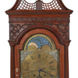 A CHIPPENDALE MAHOGANY TALL-CASE CLOCK - photo 3