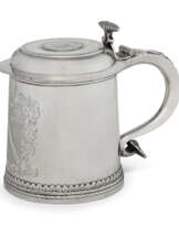 AN AMERICAN SILVER TANKARD