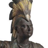 A CARVED AND POLYCHROME PAINT-DECORATED `INDIAN` CIGAR STORE FIGURE - photo 2