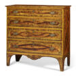 A FEDERAL PAINT-GRAINED &quot;MATTESON-TYPE&quot; BASSWOOD CHEST-OF-DRAWERS - Аукционные цены