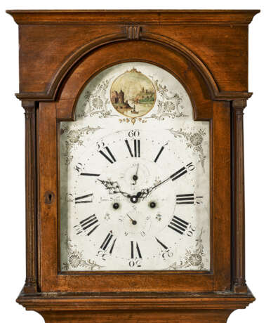 A LATE CHIPPENDALE MAHOGANY TALL-CASE CLOCK - photo 6