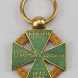 Österreich: Armee-Kreuz 1813/1814 in Gold, Miniatur. - photo 3