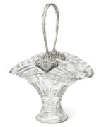 Tiffany & Co.. A SILVER-MOUNTED CUT-GLASS SWEETMEAT BASKET