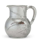 AN AMERICAN SILVER AND MIXED-METAL WATER PITCHER - фото 2