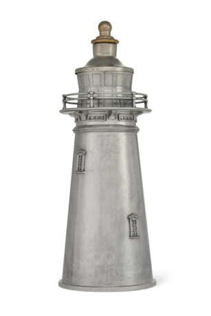 THE ‘BOSTON LIGHT’: A SILVER-PLATED FIGURAL LARGE COCKTAIL SHAKER - фото 1